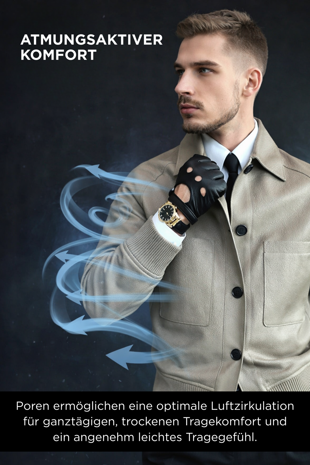 Maßgeschneiderte  |  Herrenjacke Aus Kunstleder
