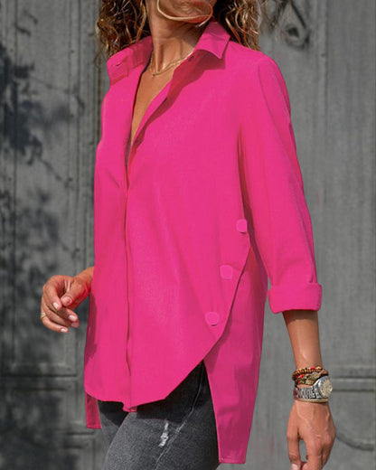 Vielseitige helle Bluse