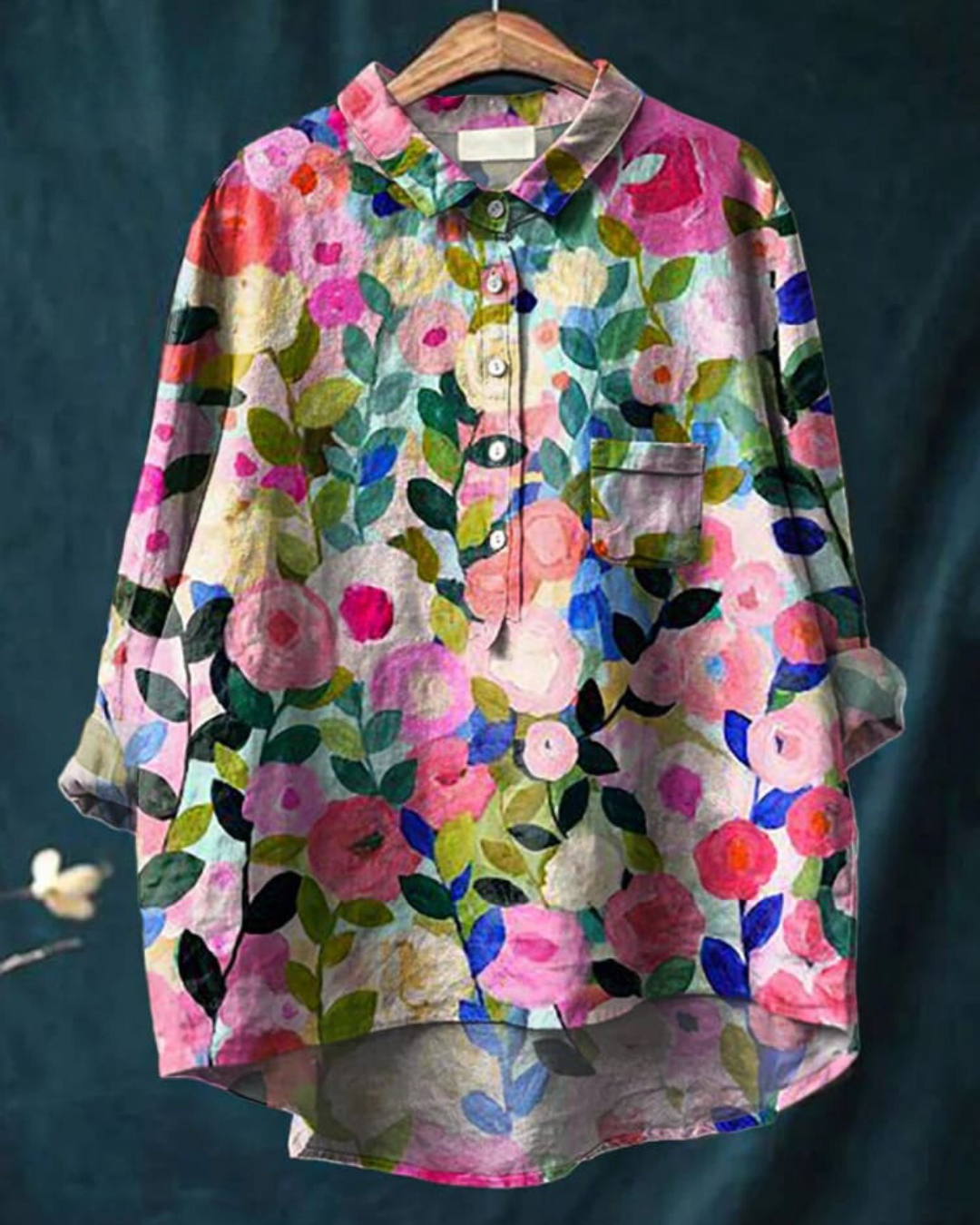 SERAPHINA I RETRO-BLUMENBLUSE