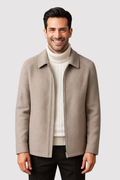 Baron | Wollmischung Zip-Up Jacke