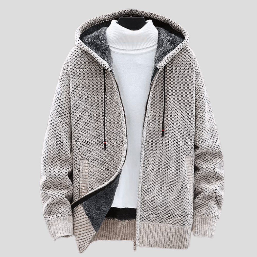Werner™ Stilvoller Strick-Hoodie