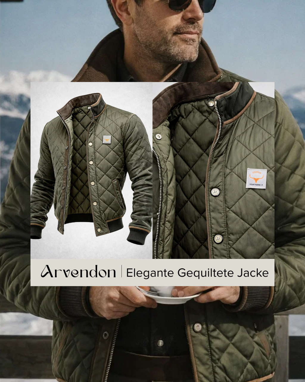 Arvendon | Elegante Gequiltete Jacke