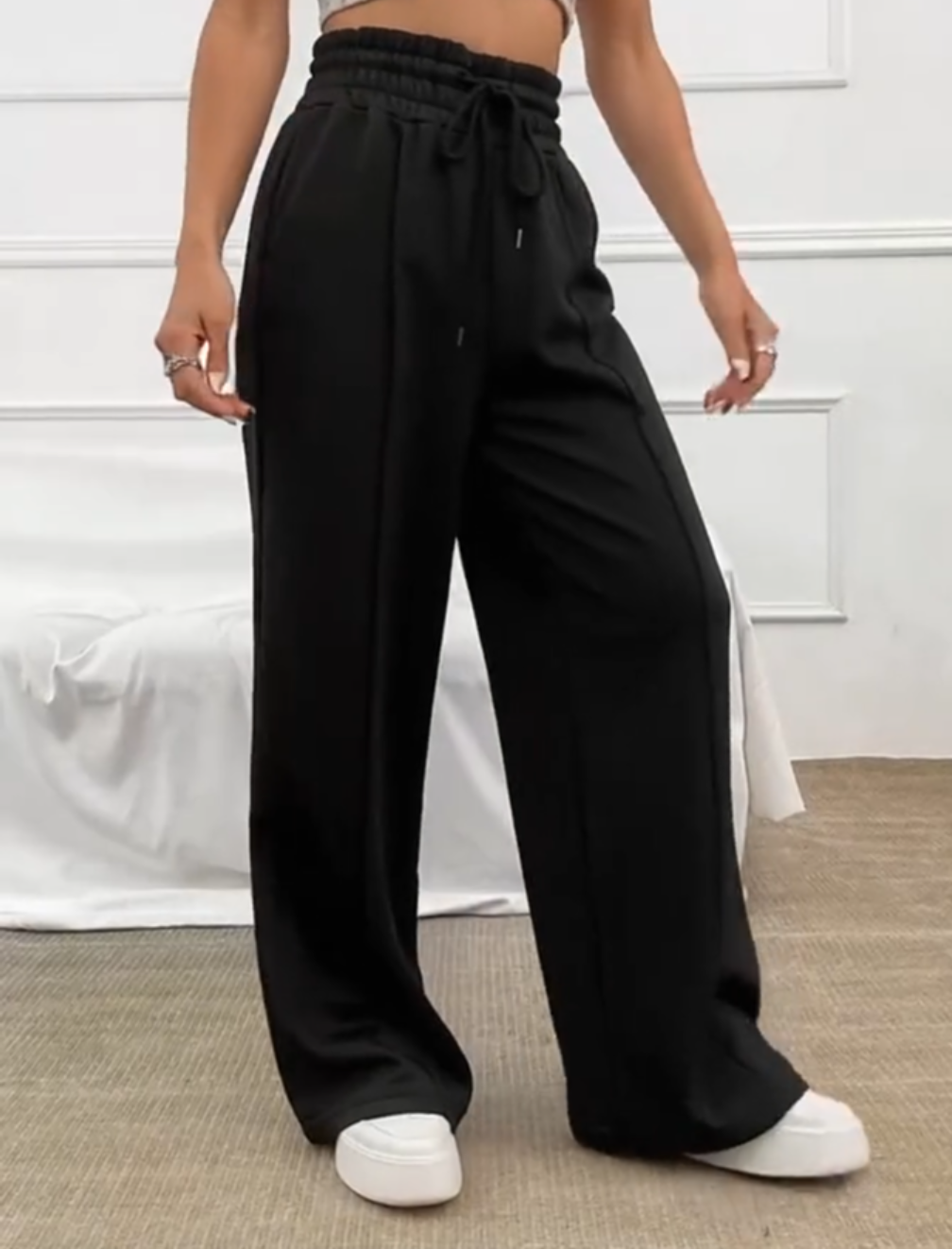 Trish | Straight Loose Sweatpants Wide-leg Pants Outdoor Casual Trousers