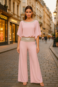 Liza | zweiteiliges Set im Colorblock-Stil mit Pailletten