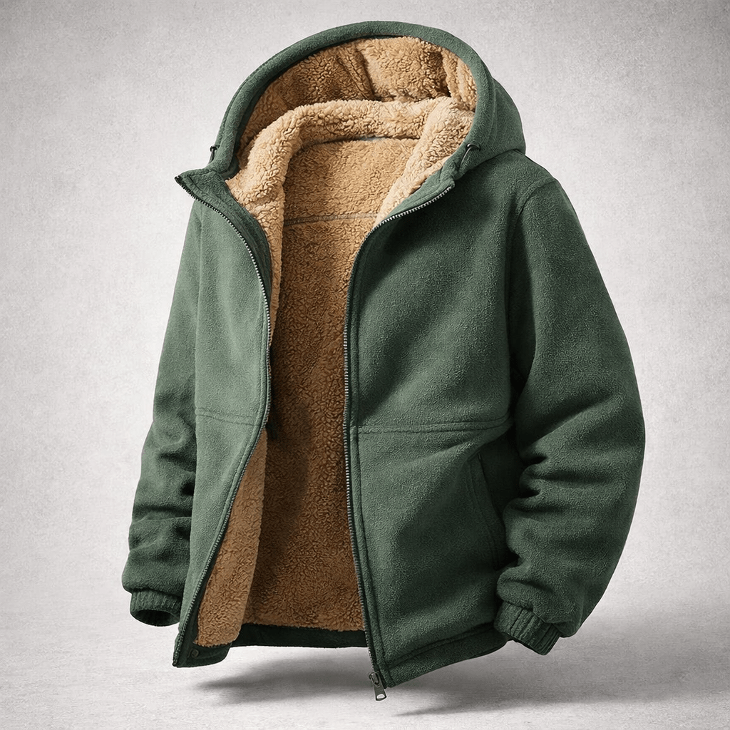 Herren Fleece-Jacke aus Sherpa