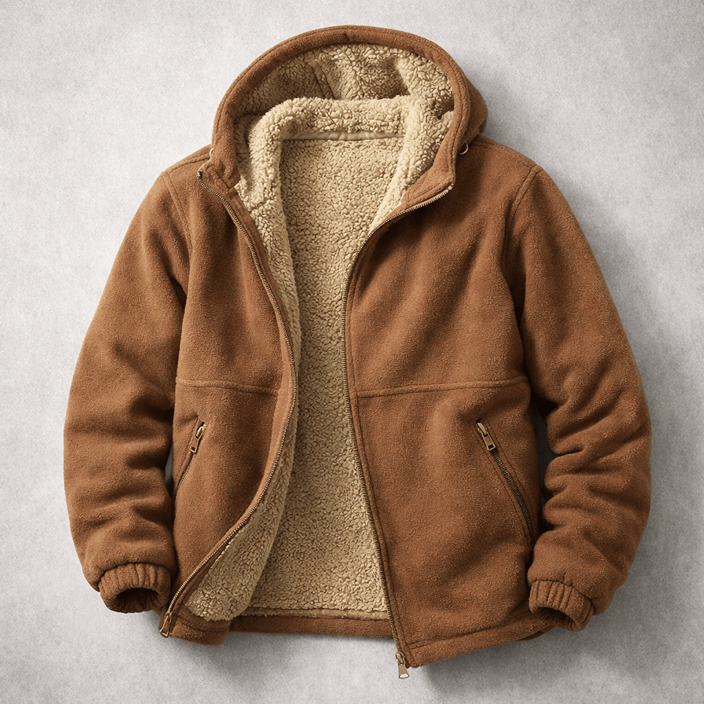Herren Fleece-Jacke aus Sherpa