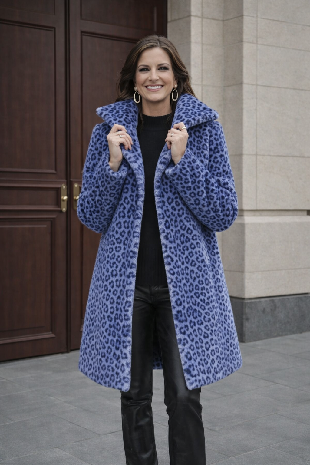 Lima | Leopardenmuster-Midijacke