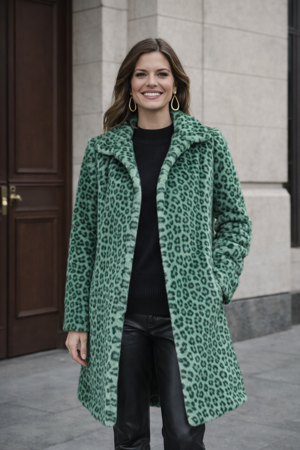 Lima | Leopardenmuster-Midijacke