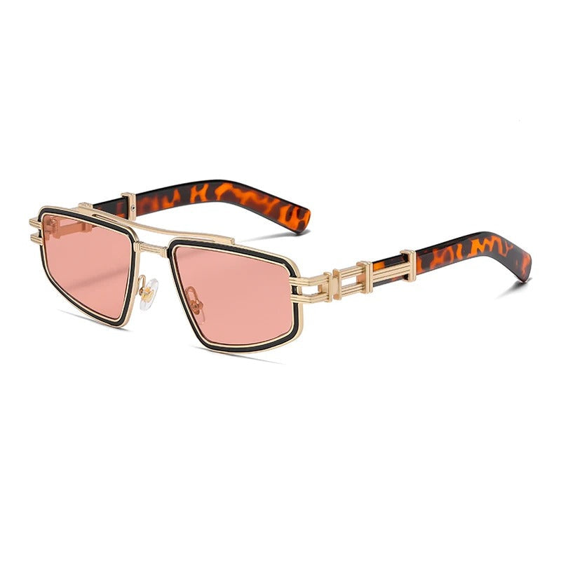 Leelaine | Bold Shield Square Frame Luxury Sunglasses – UV400 Protection