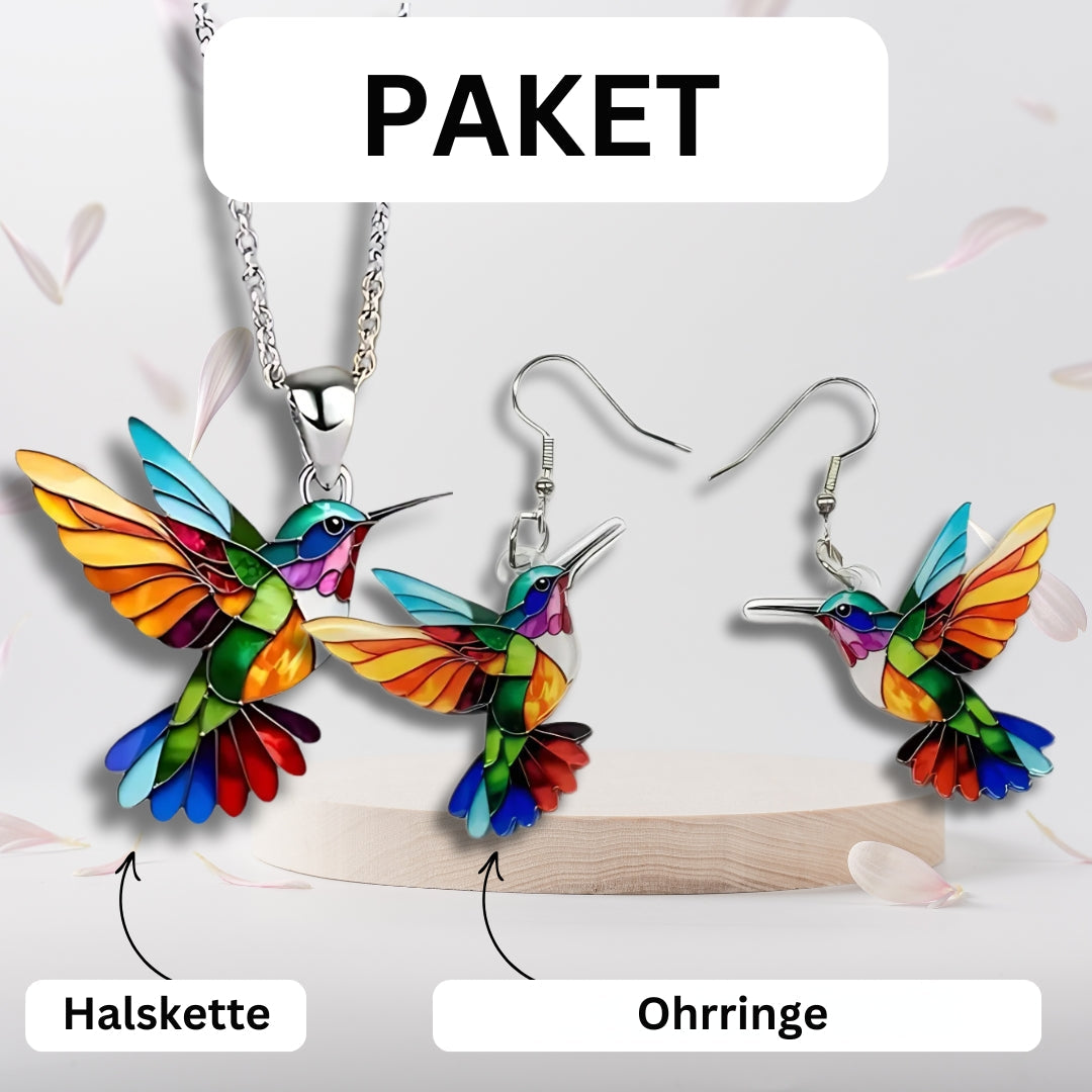 Samantha | Elegante Kolibri Halskette
