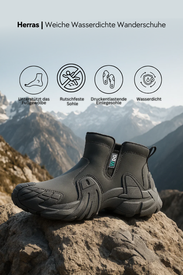 Herras | Weiche Wasserdichte Wanderschuhe
