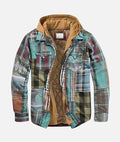 RICHARD Karierte Patchworkjacke