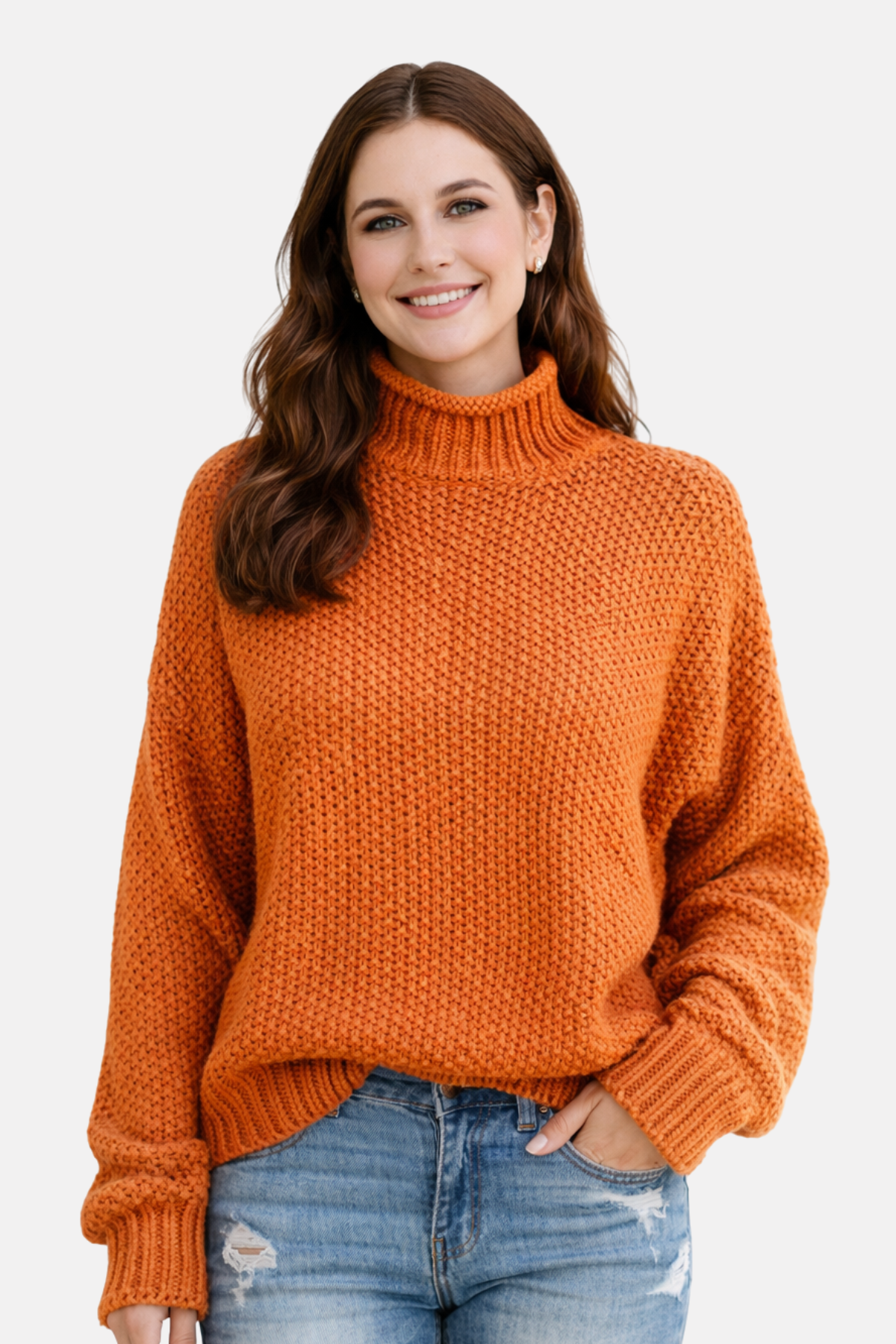 Olivia | Pullover mit hohem Kragen