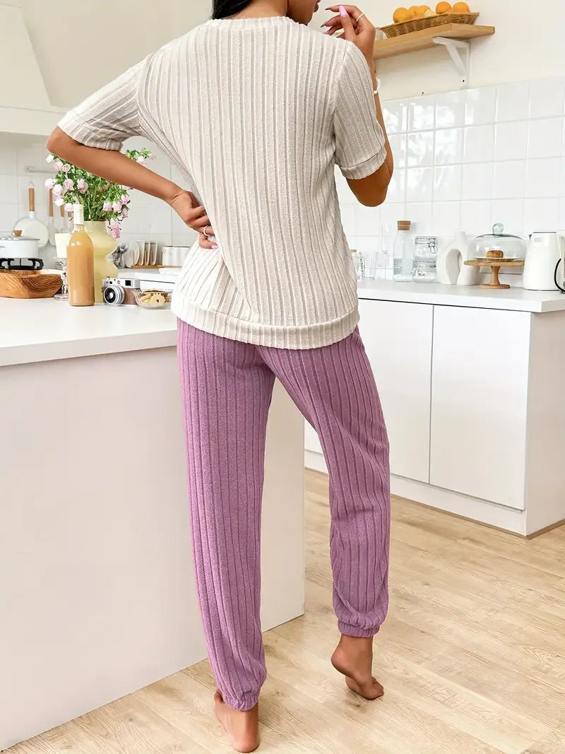 Einsatz Pyjama Amore Aus Rippvelours