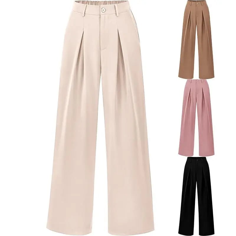 Alessa | Hochtaillierte Hose mit weitem Bein