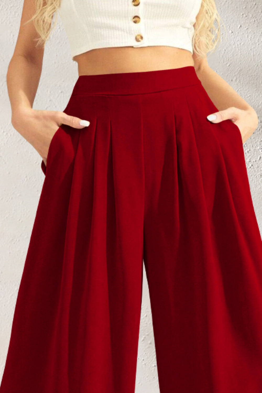 ZY | Weite Hose mit Hohem Bund