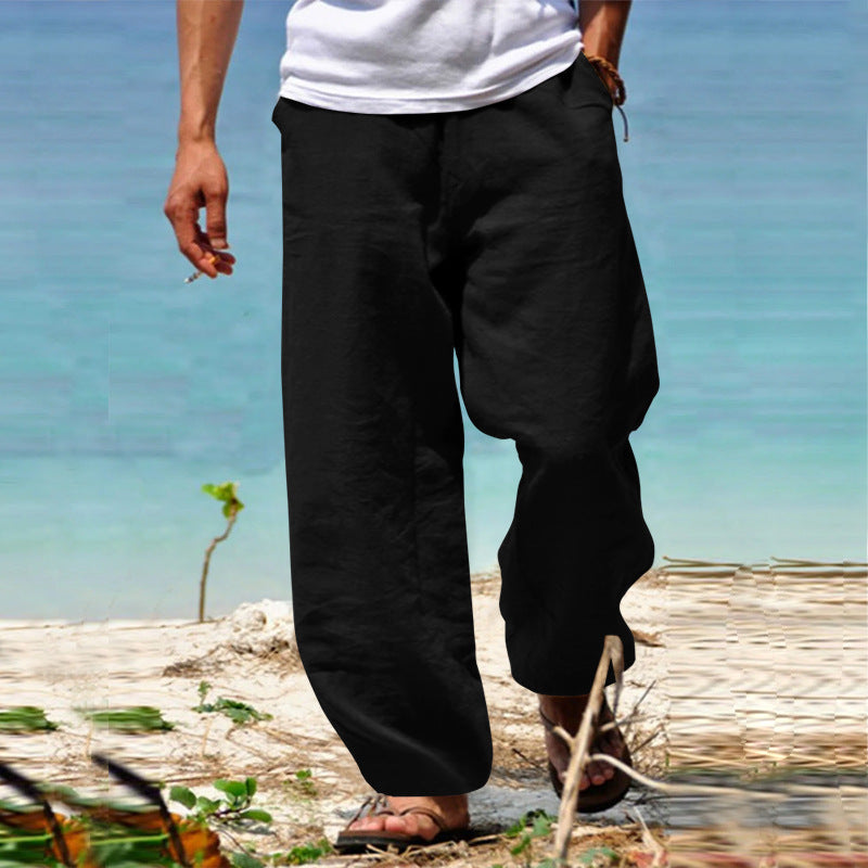 Laurent | Stoffhose mit Kordelzug