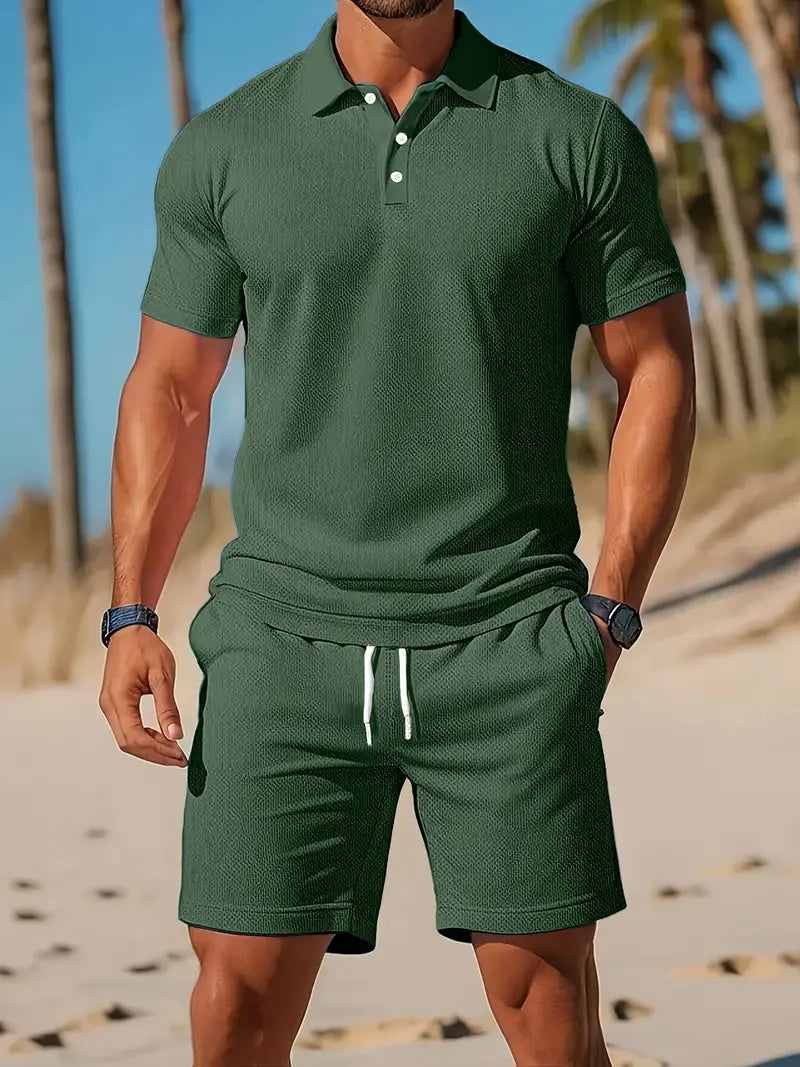 Kelvin Lässiges Zweiteiliges Sportset
