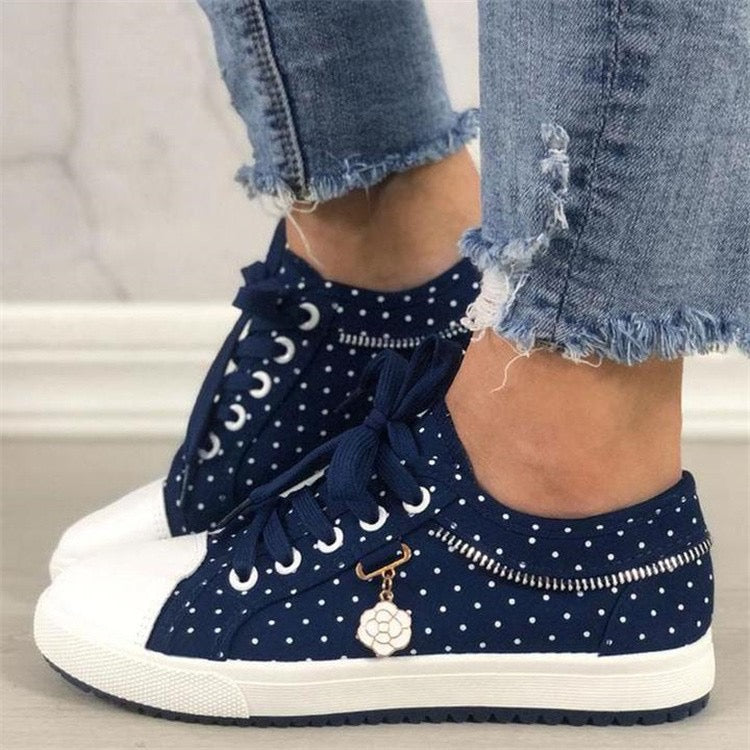Kristin | Damen Denim-Mesh-Sneaker – Bequeme und atmungsaktive Alltagsschuhe