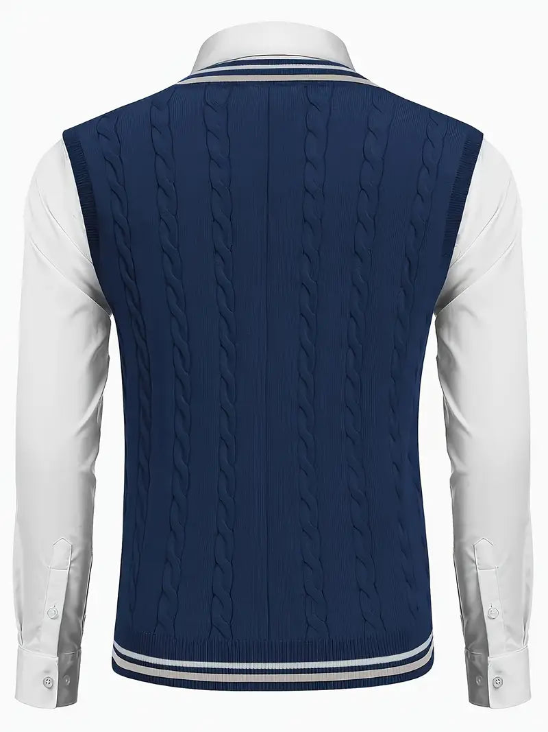 Duane | Ärmelloser Strickpullover