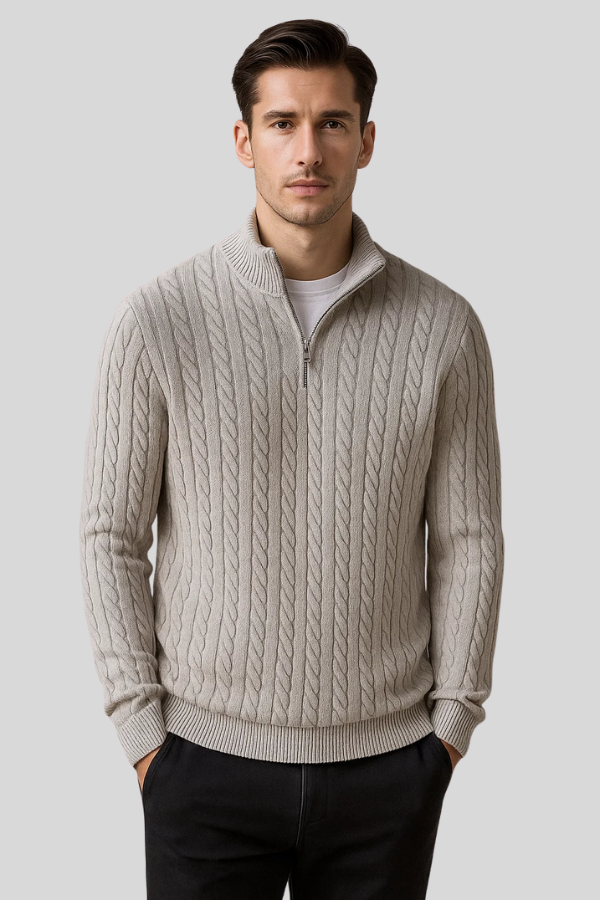 Peter | Kabelstrick-Pullover