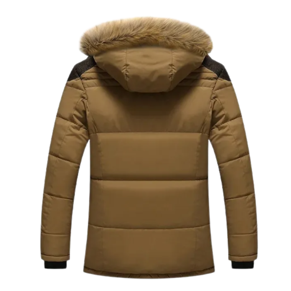 Elegante Gepolsterte Fleece Winterjacke