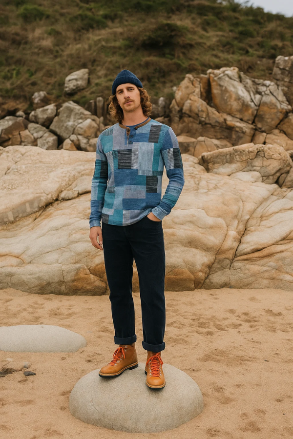 Aubert | Elegantes Henley-Hemd