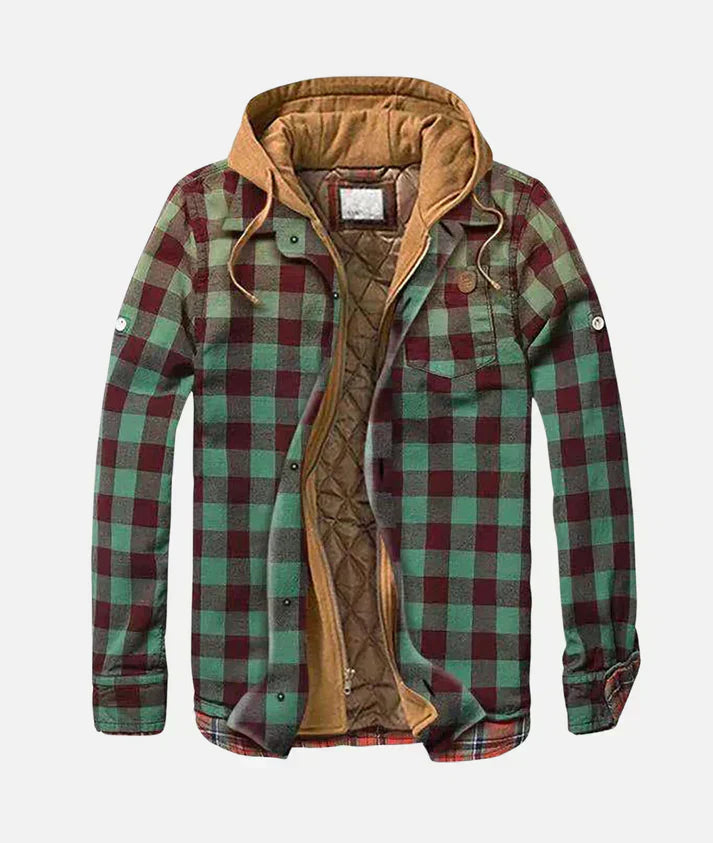 RICHARD Karierte Patchworkjacke