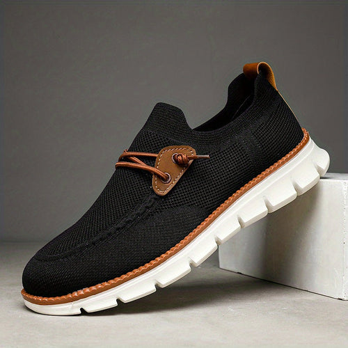 Adam Herren Sneaker – Leicht, Rutschfest, Bequemer Slip-On Sportschuh