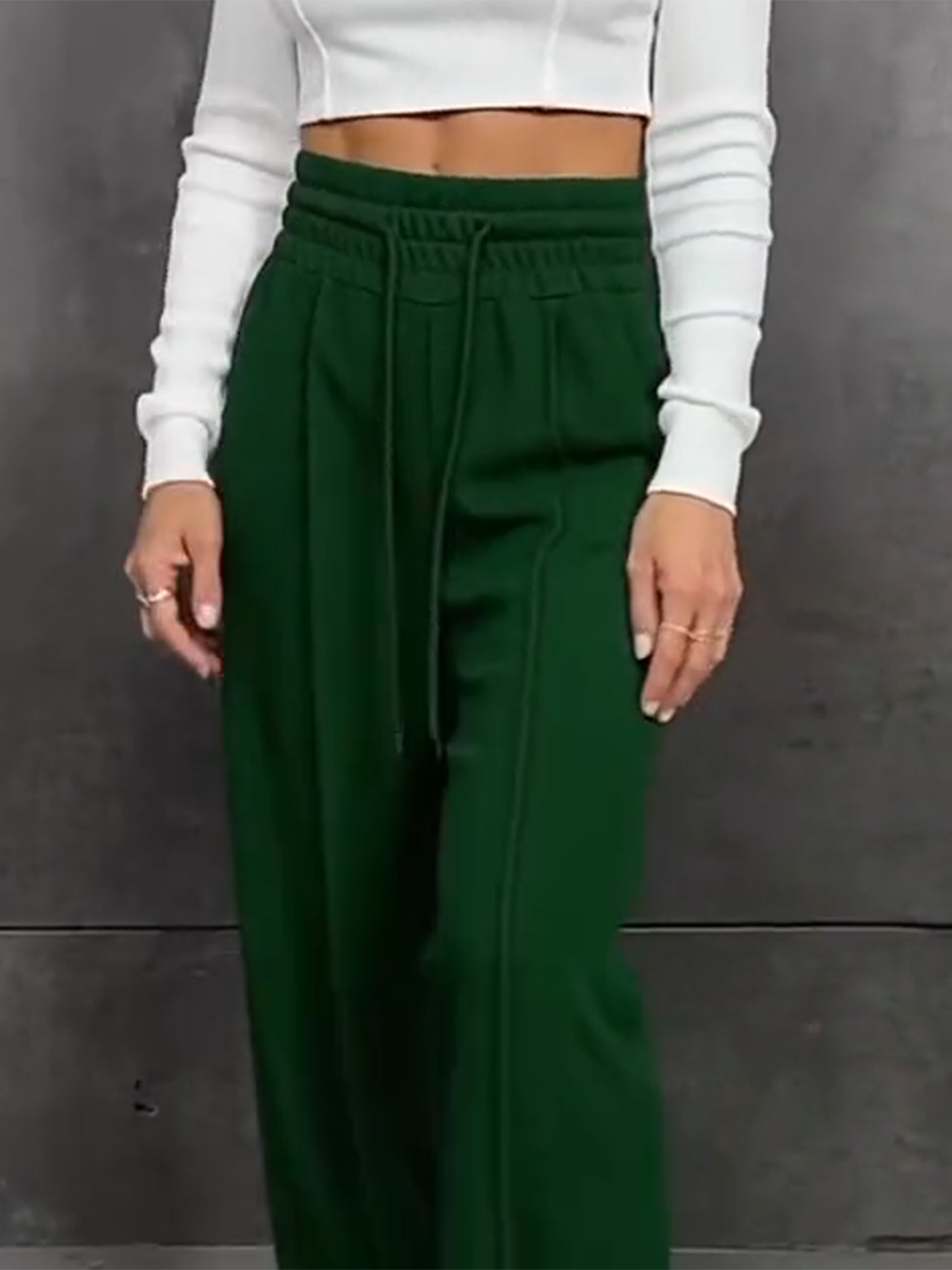 Trish | Straight Loose Sweatpants Wide-leg Pants Outdoor Casual Trousers