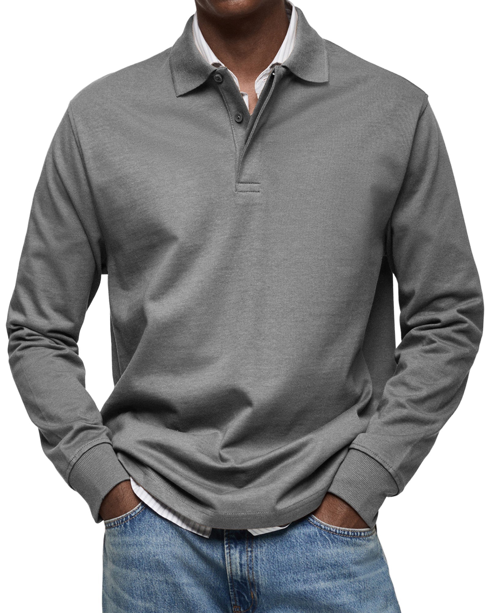Conrad | LUXURIÖSES POLOSHIRT MIT LANGEN ÄRMELN