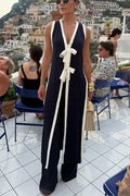 Talia | Set mit Schlitz Top und elastischer Hose