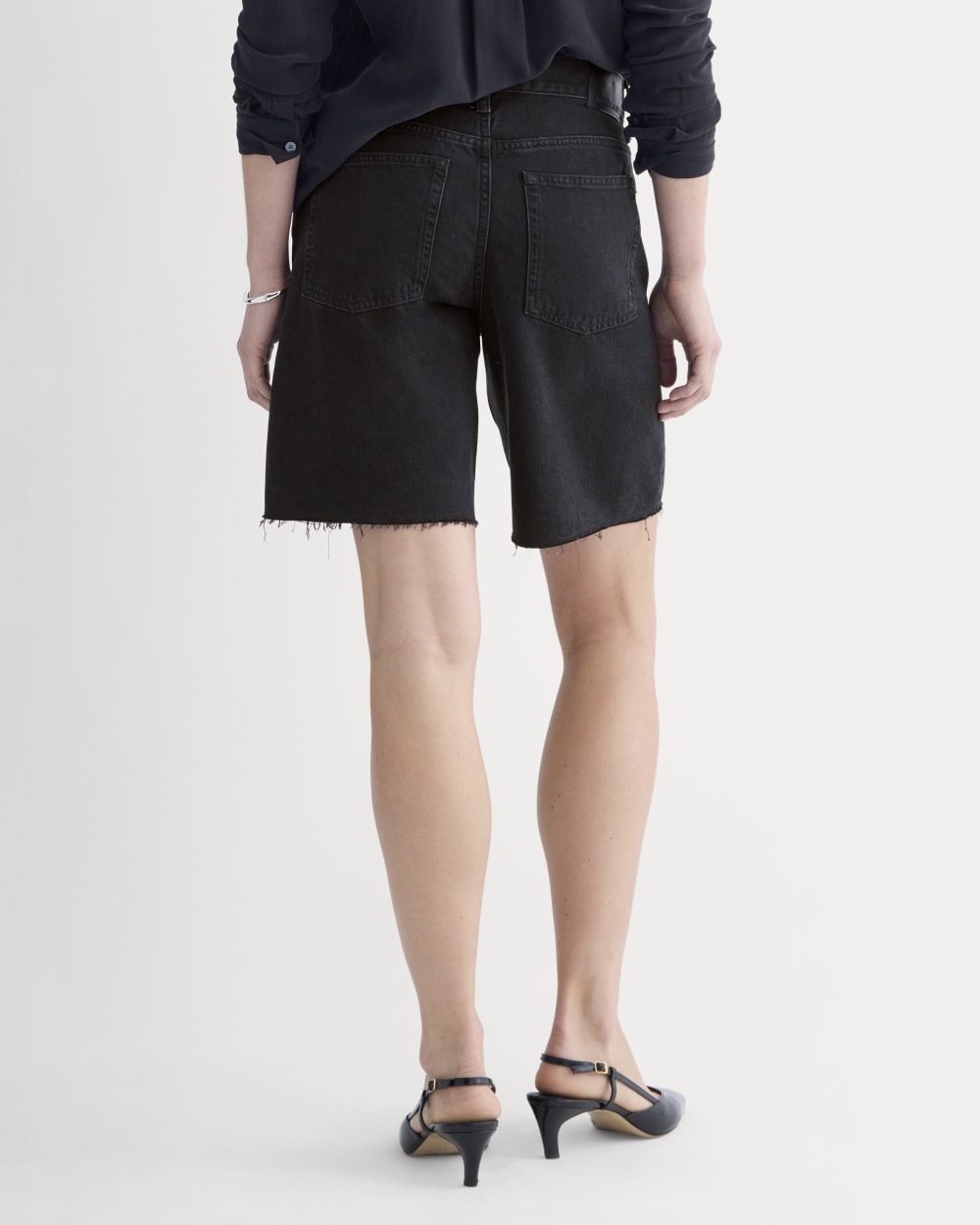 Spodnie OG Baggy Jean Short | Prane Schwarz