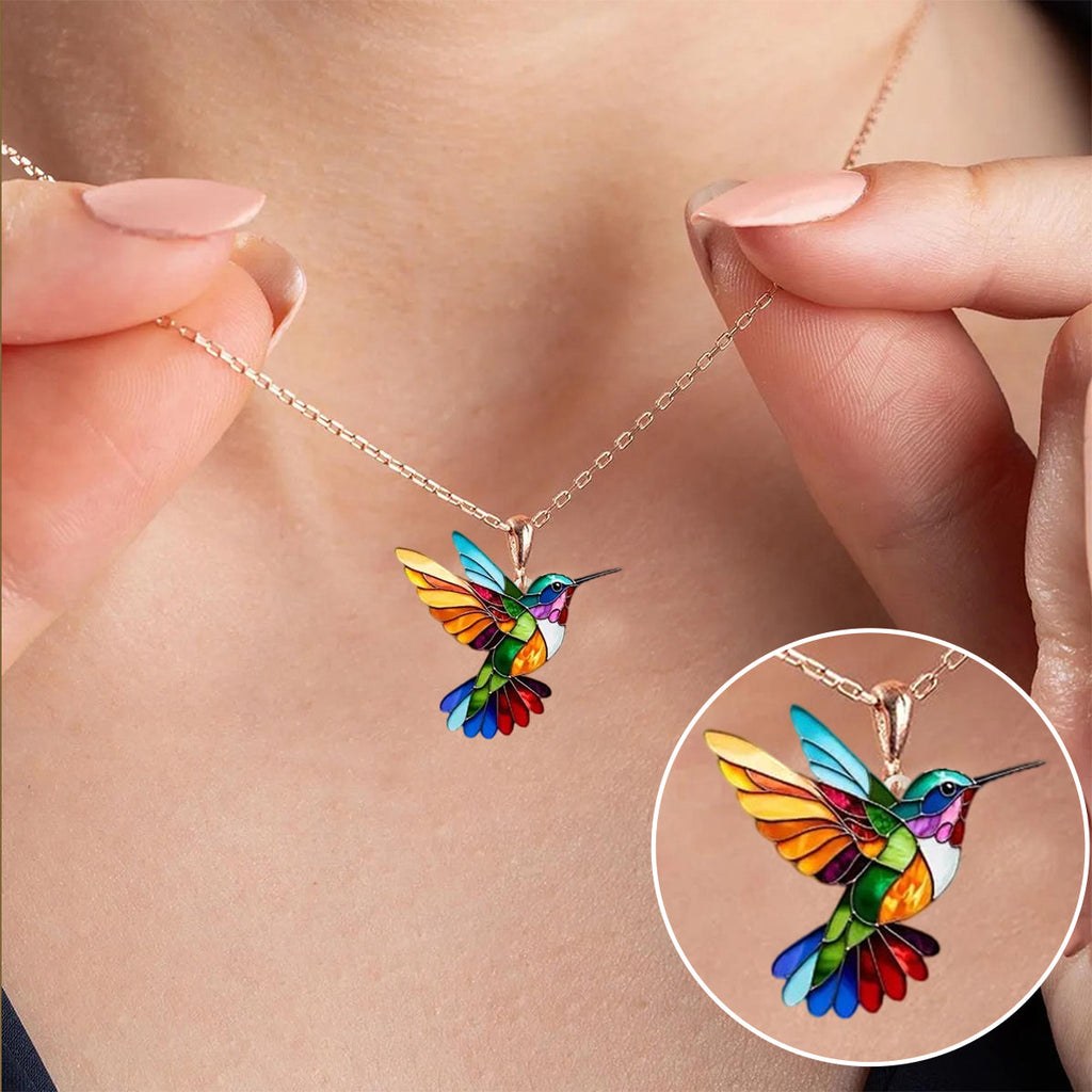 Samantha | Elegante Kolibri Halskette