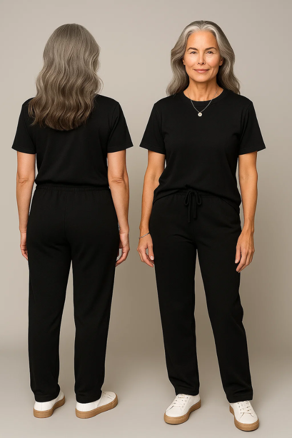 Kari | Kurze Ärmel ＆ Hose Zweiteiliges Set
