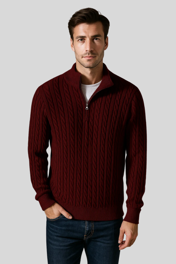 Peter | Kabelstrick-Pullover
