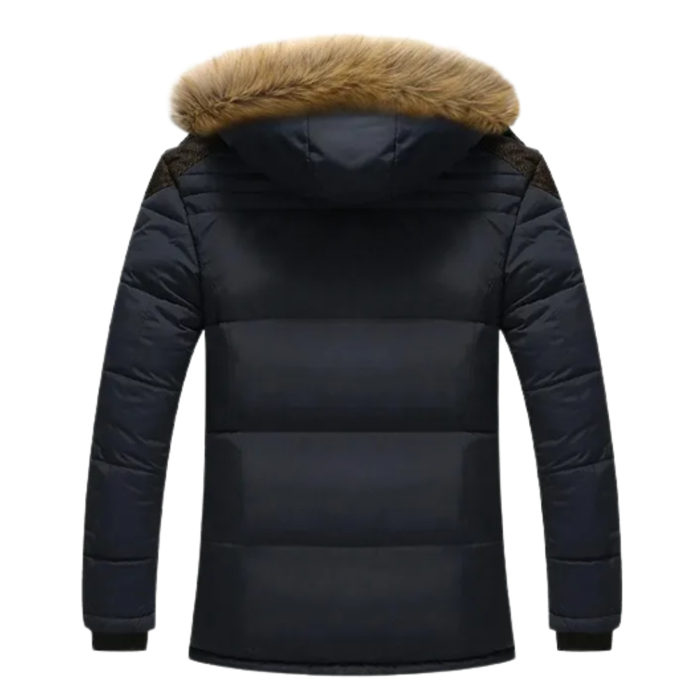 Elegante Gepolsterte Fleece Winterjacke