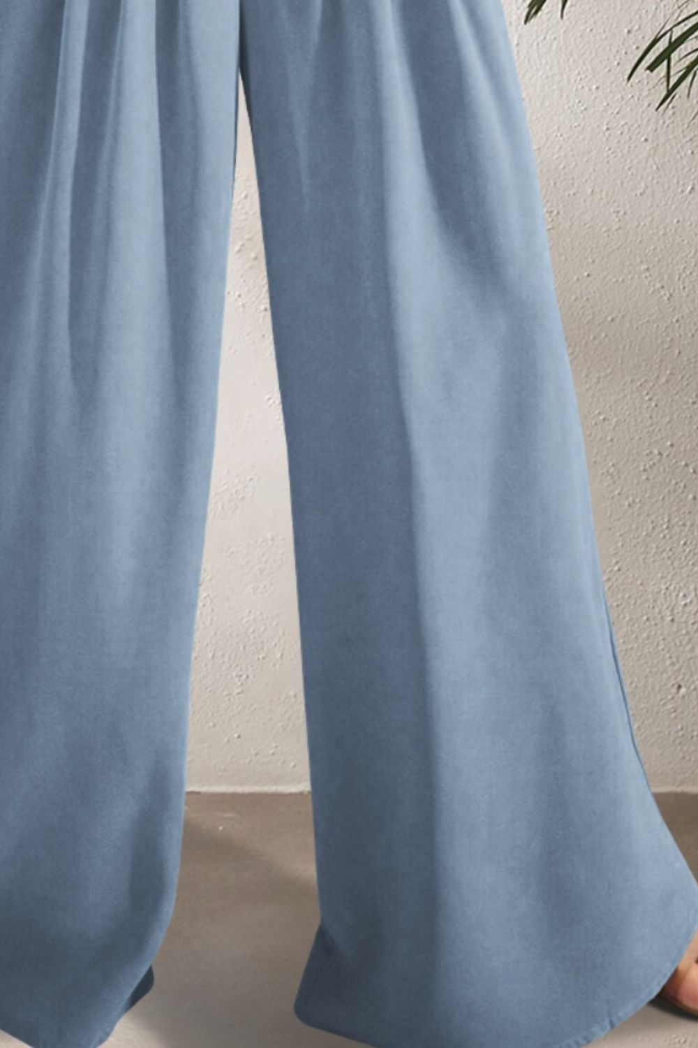 Jueine | Pocketed High Waist Wide Leg Pants
