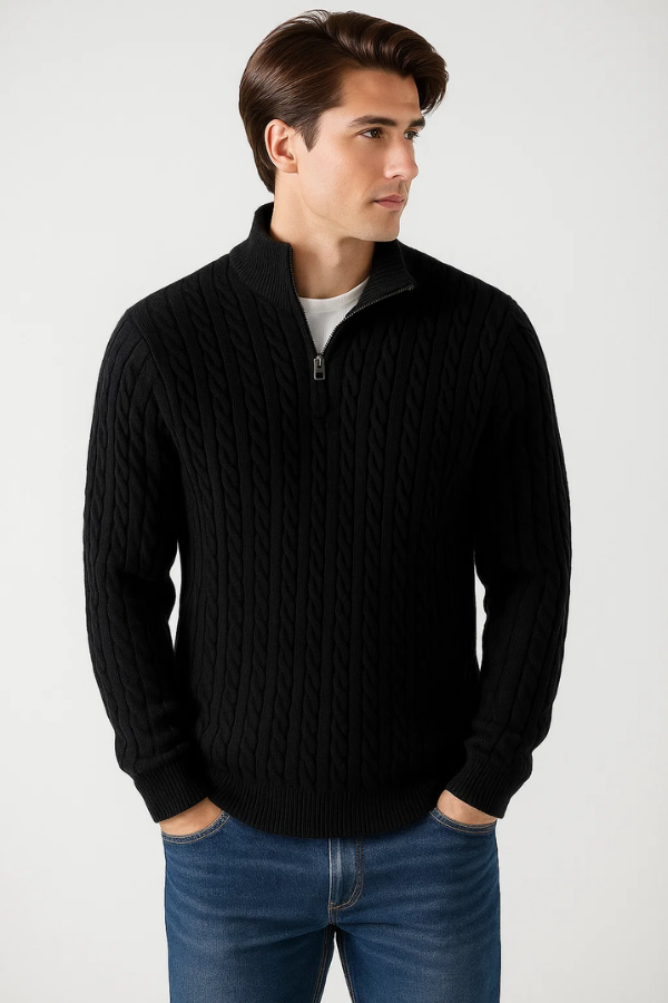 Peter | Kabelstrick-Pullover