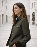 Corrie | Tweedjacke mit Samtdetails