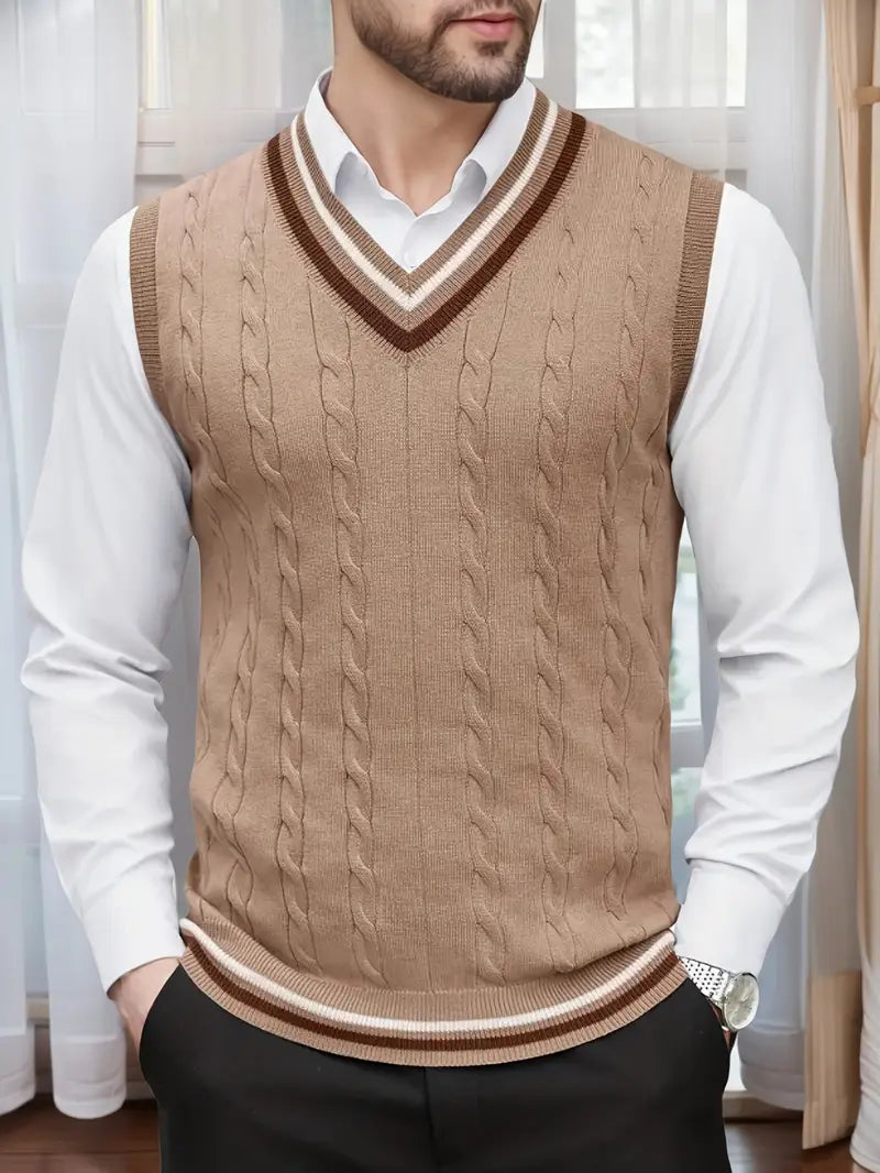 Duane | Ärmelloser Strickpullover