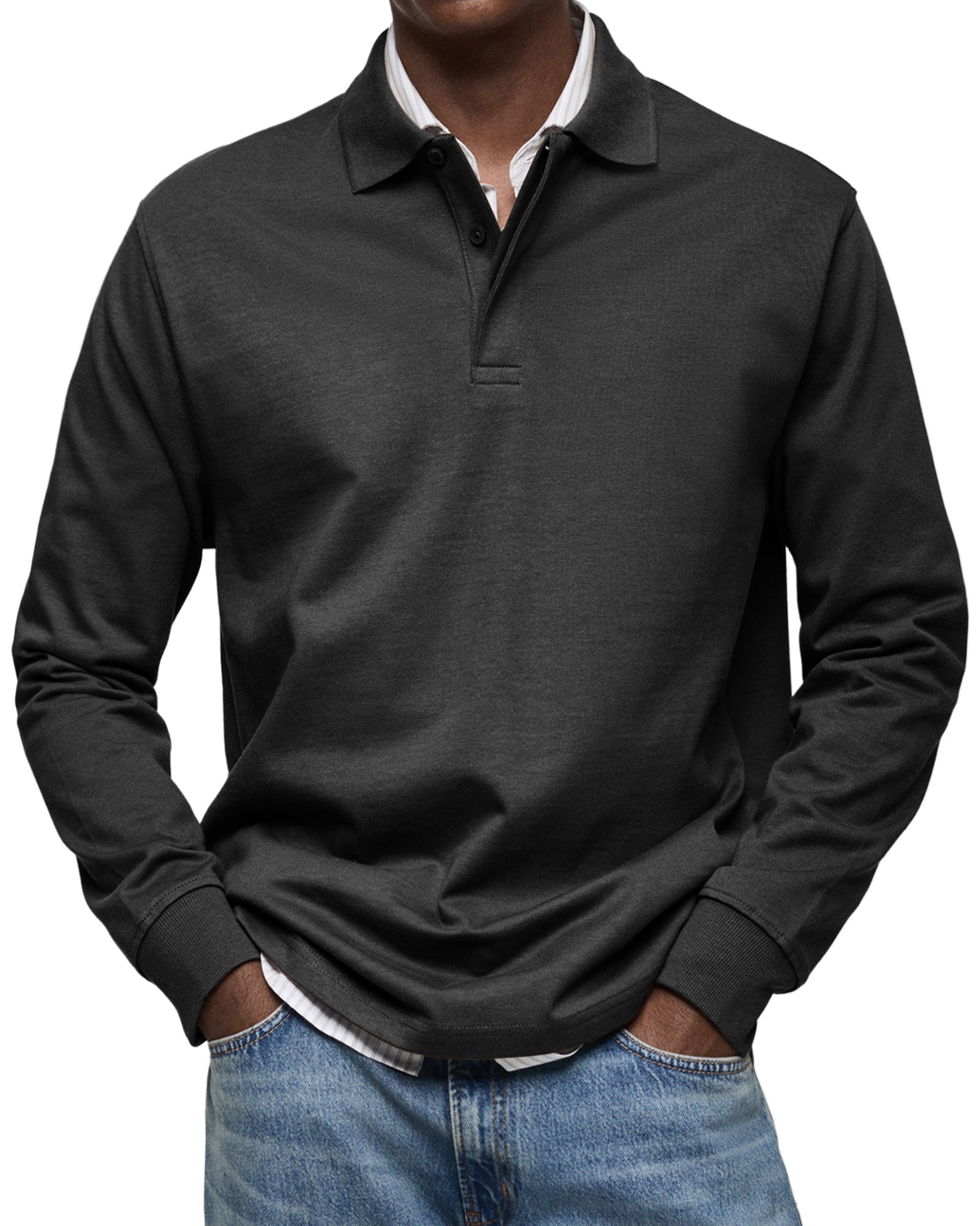 Conrad | LUXURIÖSES POLOSHIRT MIT LANGEN ÄRMELN