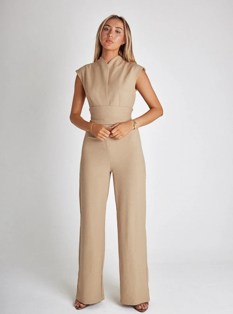 Chloe | 🔥Last Day Promotion-49% OFF🔥Women's Sleeveless Wide-Leg Jumpsuit✨