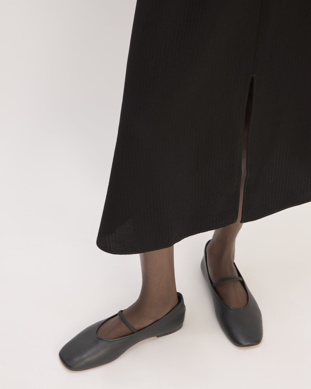 Mini-Jacquard-Rock mit Slip | Schwarz