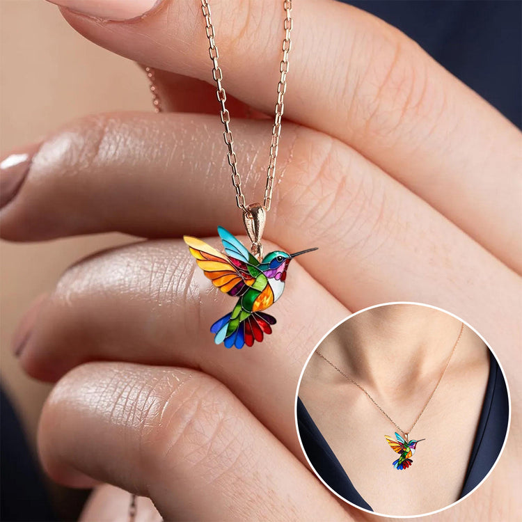 Samantha | Elegante Kolibri Halskette