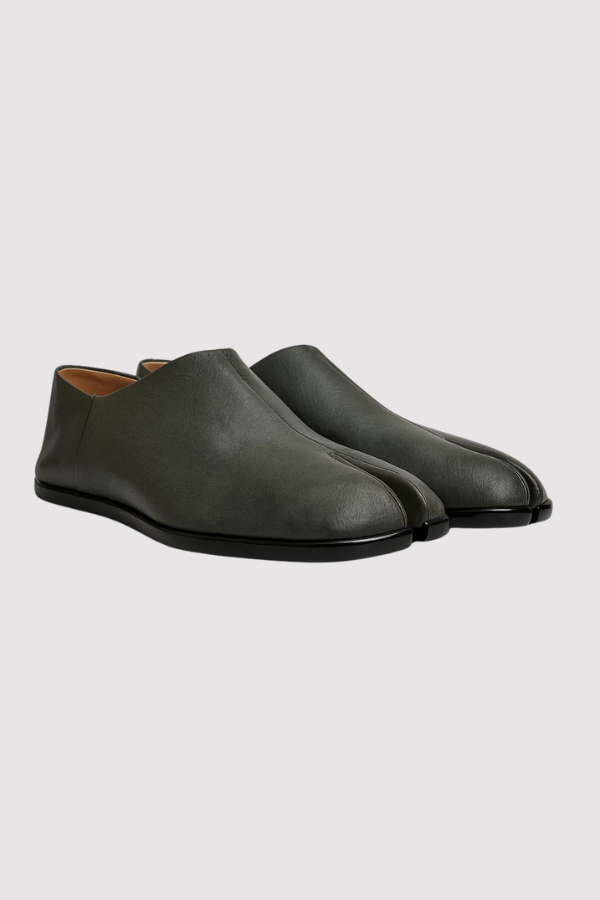 Leder Tabi Slipper
