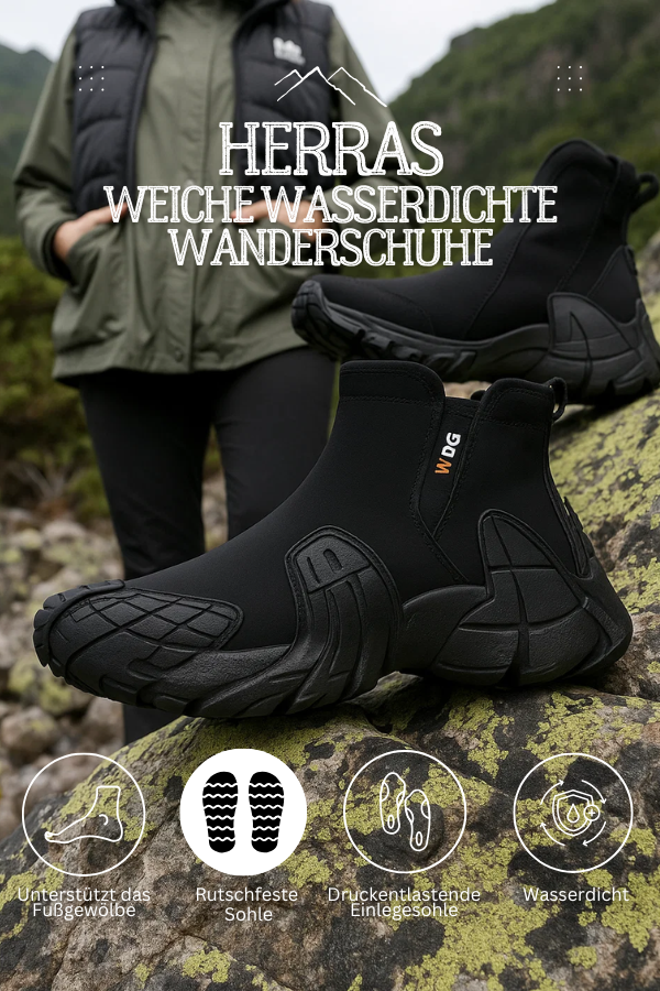 Herras | Weiche Wasserdichte Wanderschuhe
