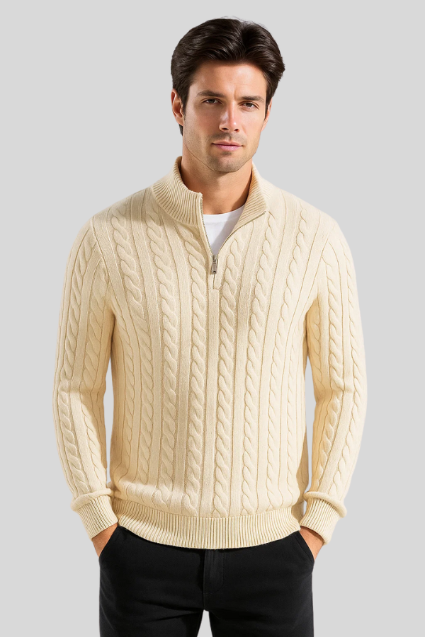 Peter | Kabelstrick-Pullover