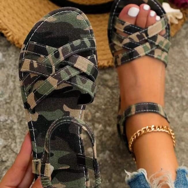 Faiine | Casual and Fashionable Korean Style Flat Beach Sandals