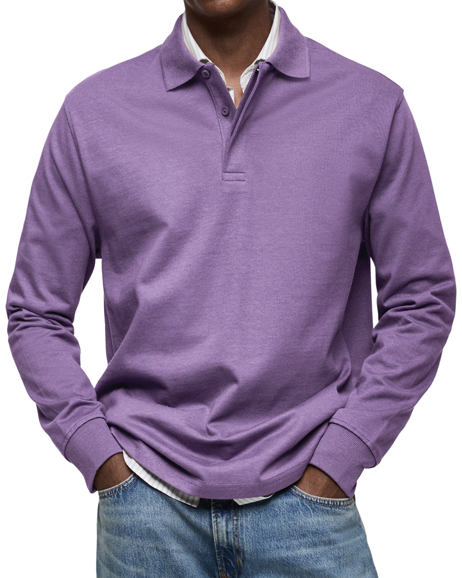 Conrad | LUXURIÖSES POLOSHIRT MIT LANGEN ÄRMELN